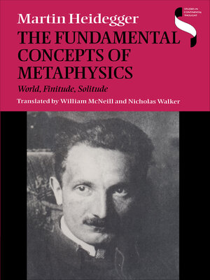 cover image of The Fundamental Concepts of Metaphysics